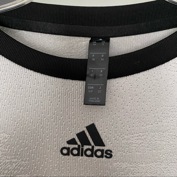 Adidas gray climalite sleeveless workout tank top size small - Picture 2 of 6